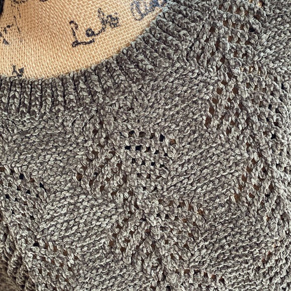 Small Olive Green POL Sweater - Picture 2 of 7